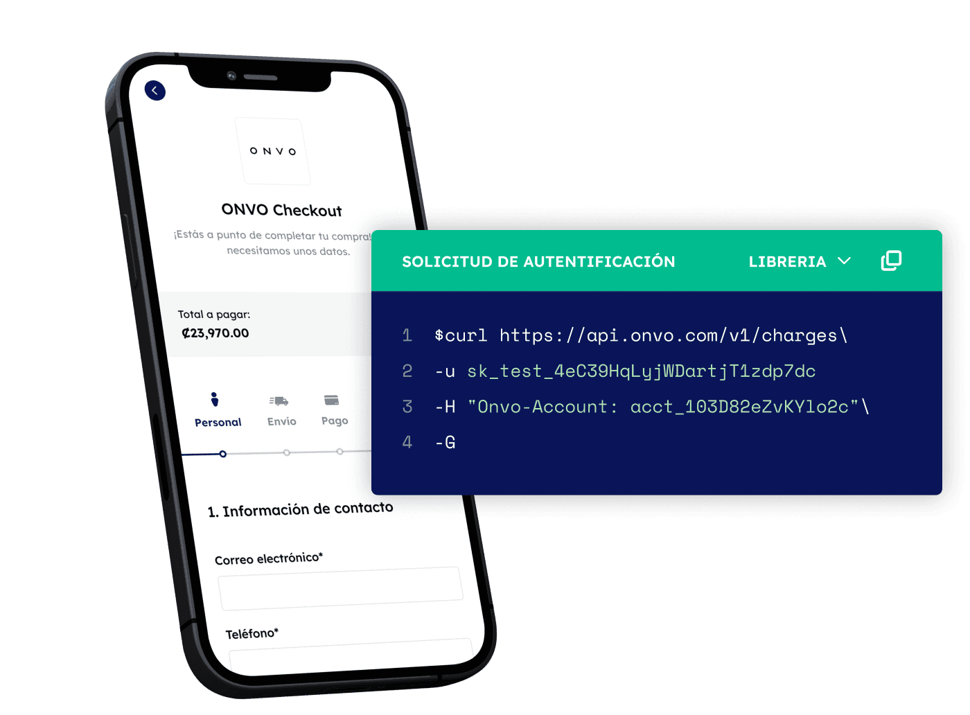 Integración rápida de checkout
