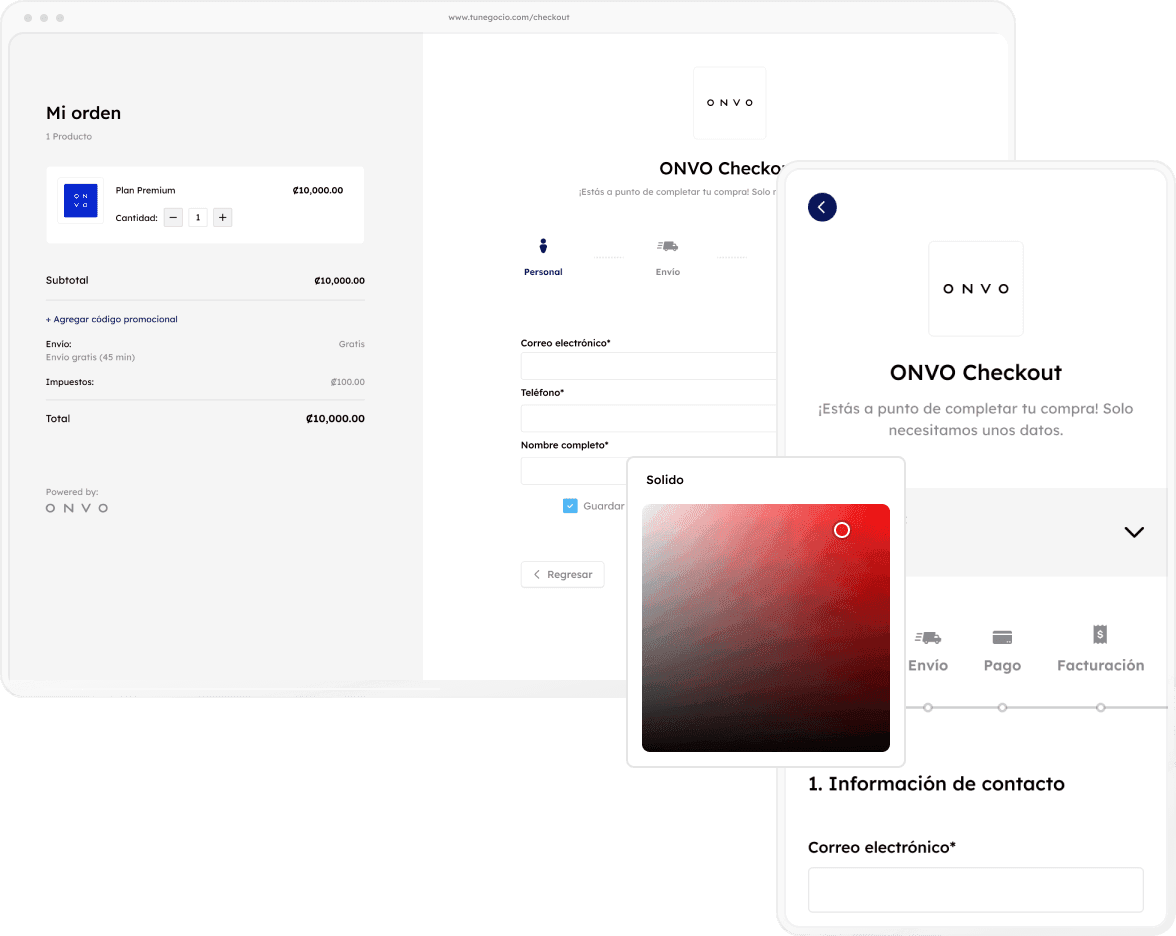Aceptar pagos en línea Aceptar pagos en línea